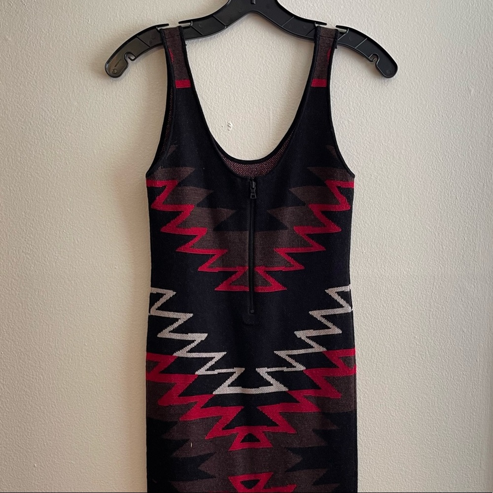 Alice + Olivia Aztec sweater dress